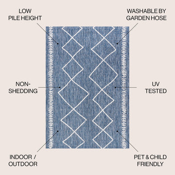 Derya Tribal Diamond Trellis Indoor/outdoor Area Rug